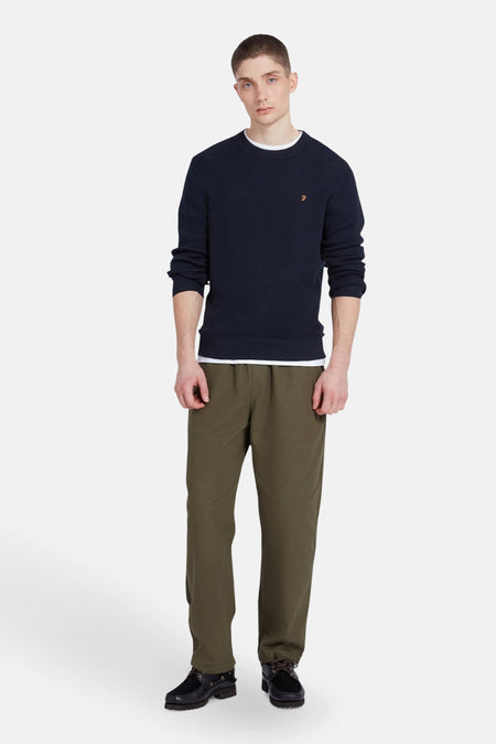 Pull col O Bleu - FARAH
