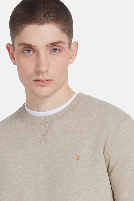Sweater met ronde hals Beige - FARAH