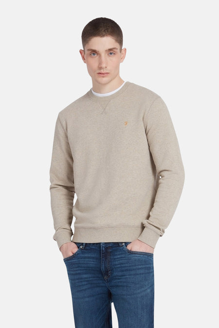 Sweater met ronde hals Beige - FARAH