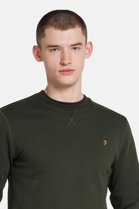 Sweat col O Vert - FARAH