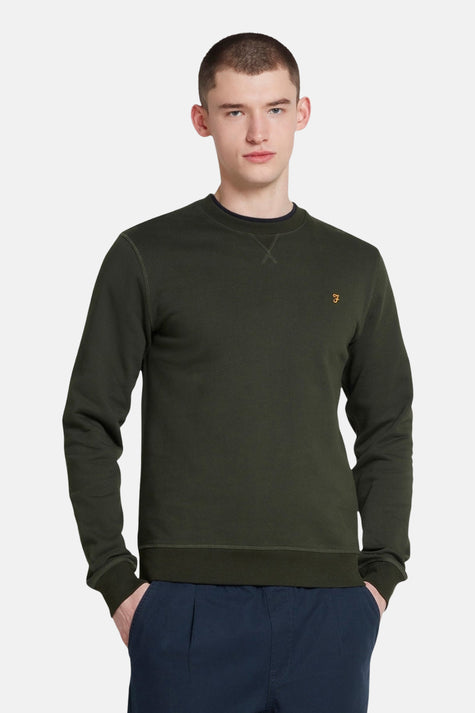 Sweat col O Vert - FARAH
