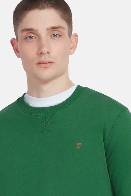 Sweat col O Vert - FARAH