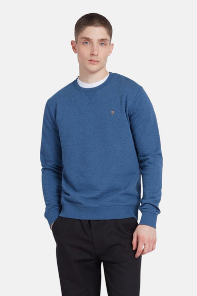 Sweater met ronde hals Blauw - FARAH