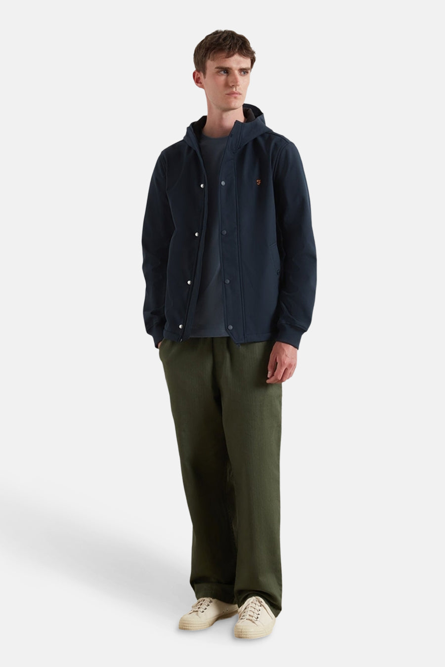 Korte jas - blauw - FARAH