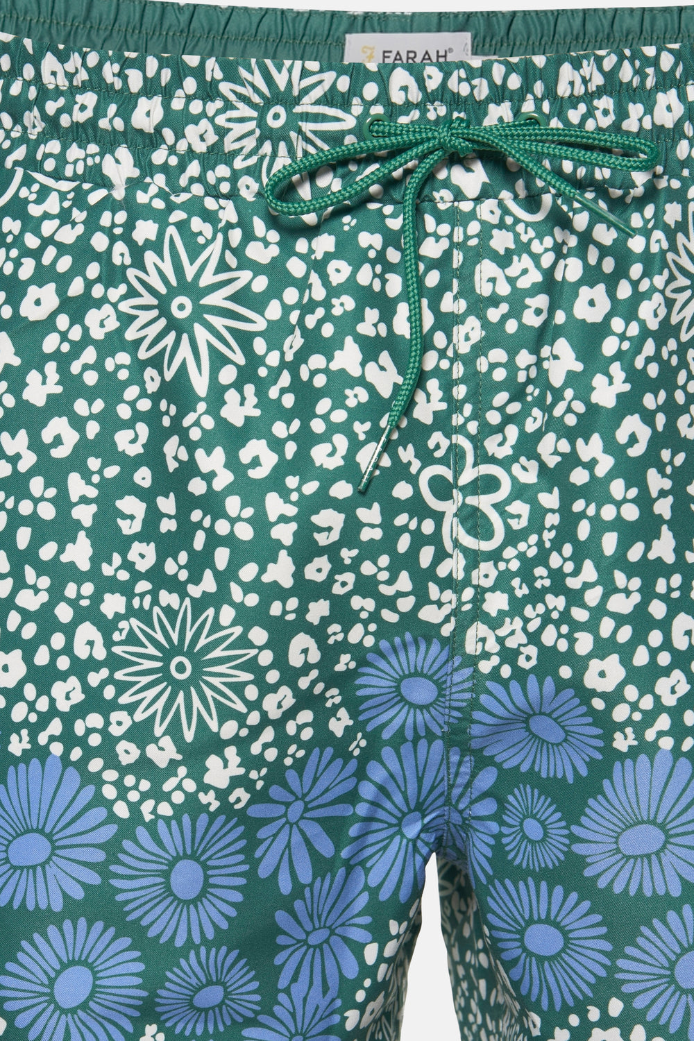 Heren tops beachwear zwemshort Groen - FARAH