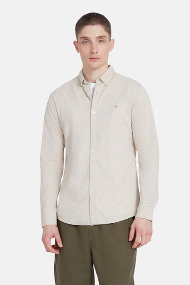 Chemise (manches longues) Beige - FARAH