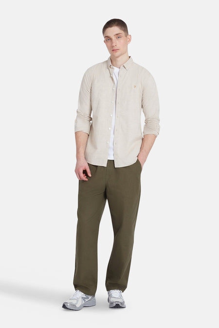 Hemd (lange mouwen) Beige - FARAH