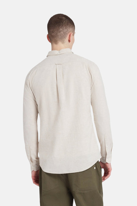Hemd met lange mouwen - beige