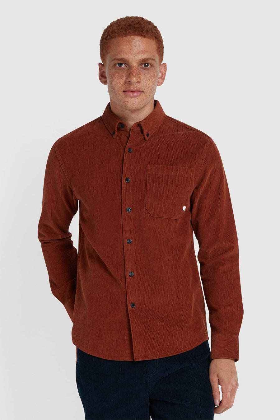 Chemise à manches longues - orange - FARAH