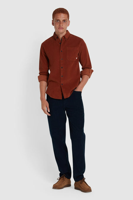 Chemise (manches longues) Orange - FARAH