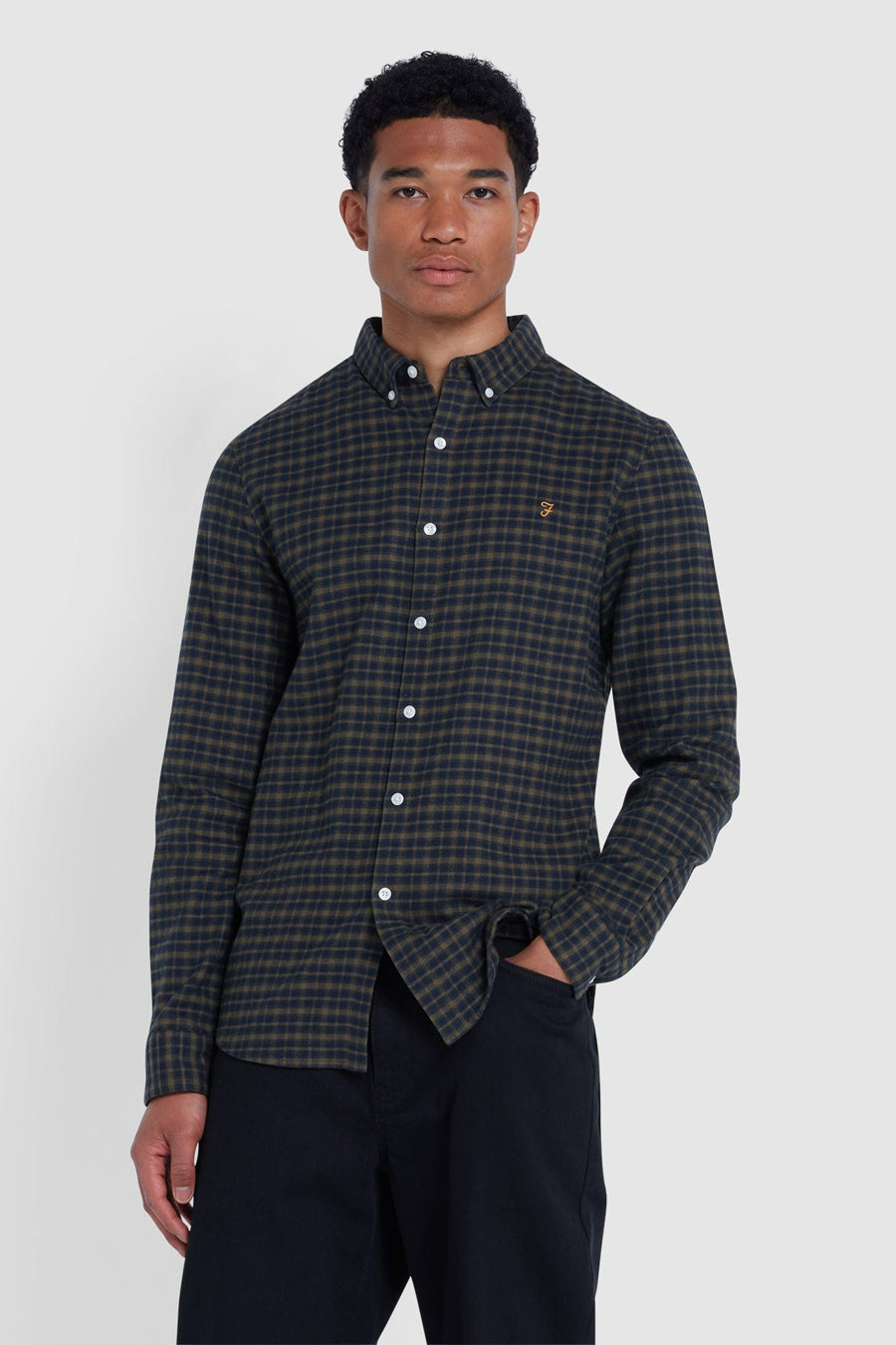 Chemise à manches longues - vert - FARAH