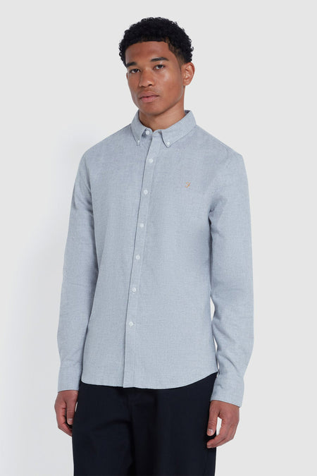 Chemise (manches longues) Gris - FARAH