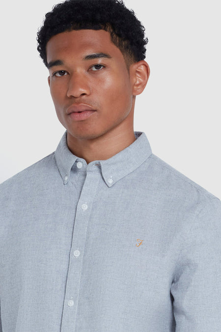 Chemise (manches longues) Gris - FARAH