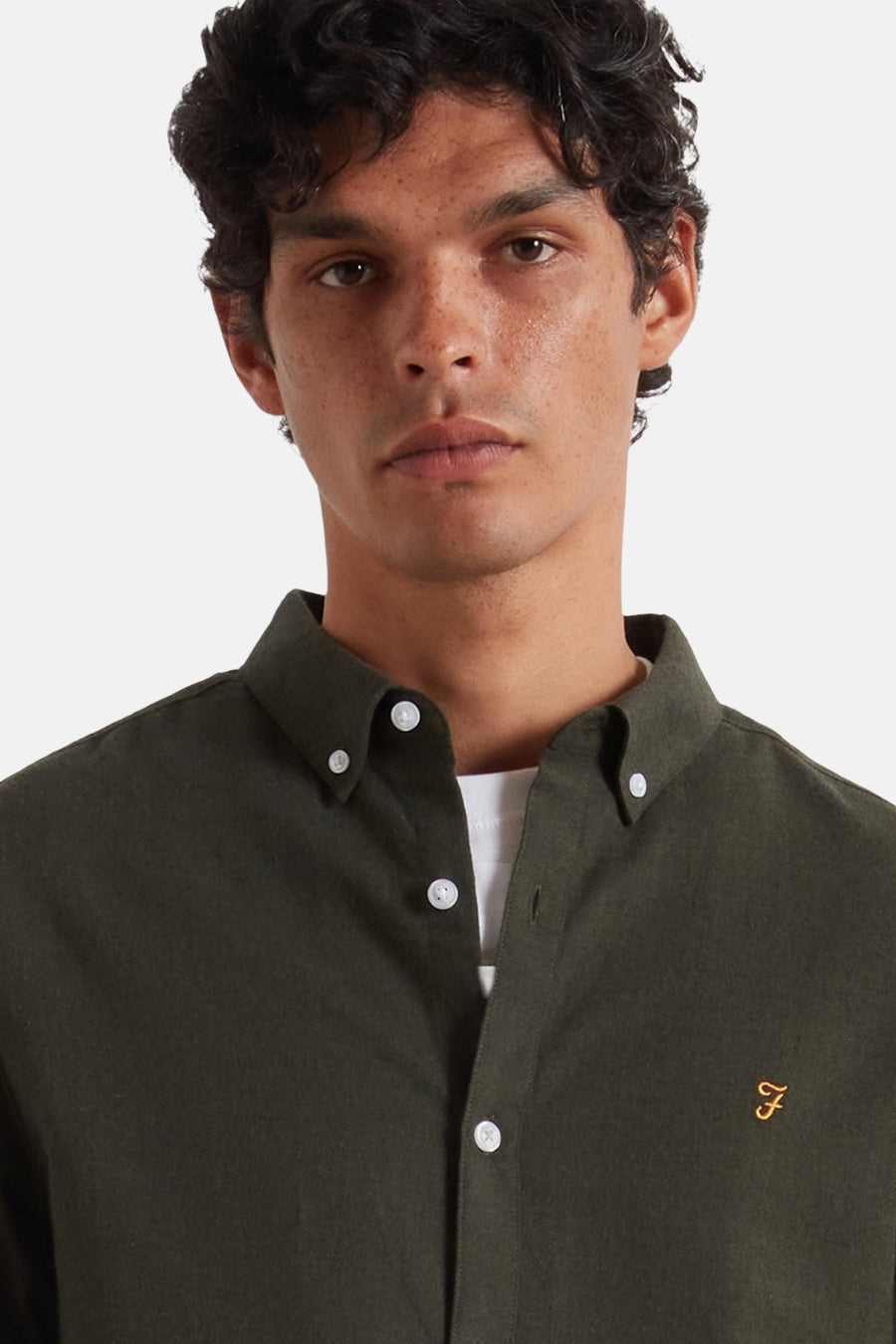 Chemise à manches longues - vert - FARAH - 4