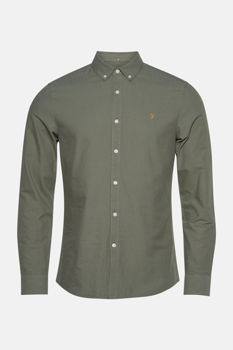Chemise (manches longues) Vert - FARAH