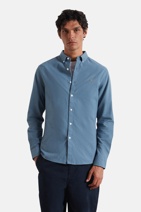 Chemise (manches longues) Bleu - FARAH