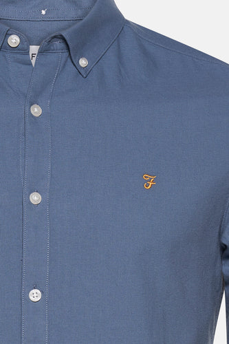 Chemise à manches longues - bleu - FARAH