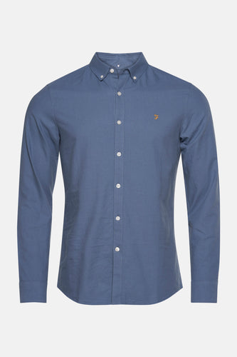 Chemise à manches longues - bleu