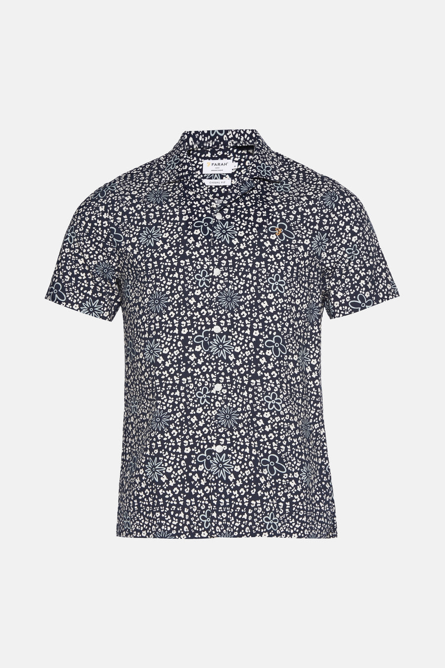 Chemise à manches courtes - bleu - FARAH