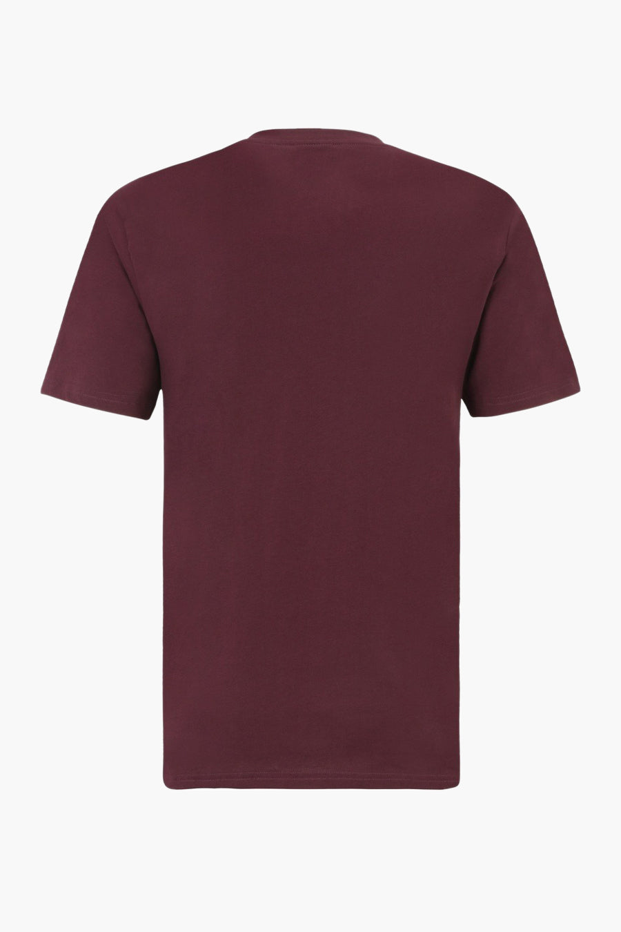 Rood T-shirt met korte mouwen van FILA, effen kleur en klassieke pasvorm.