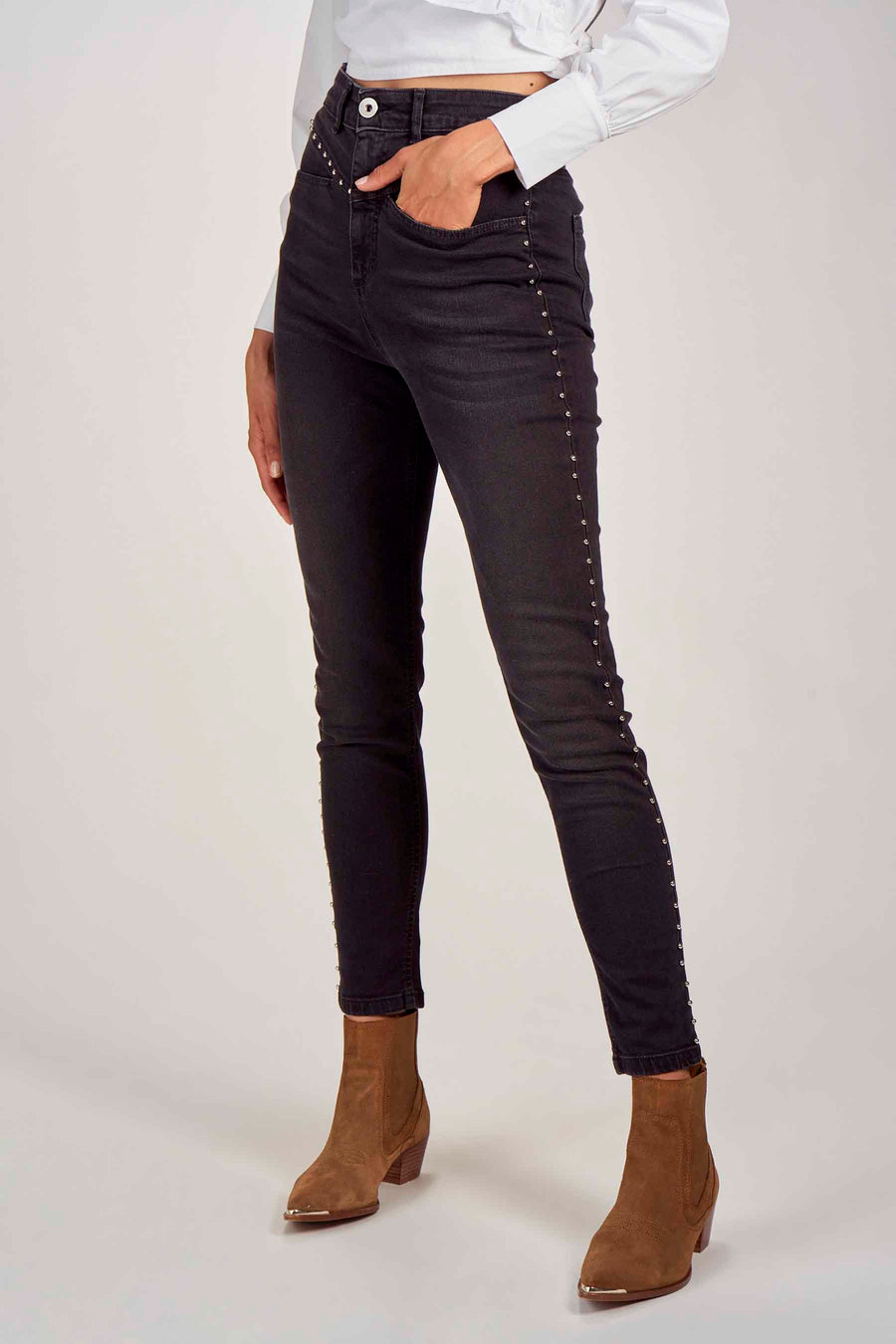 Skinny jeans - grijs