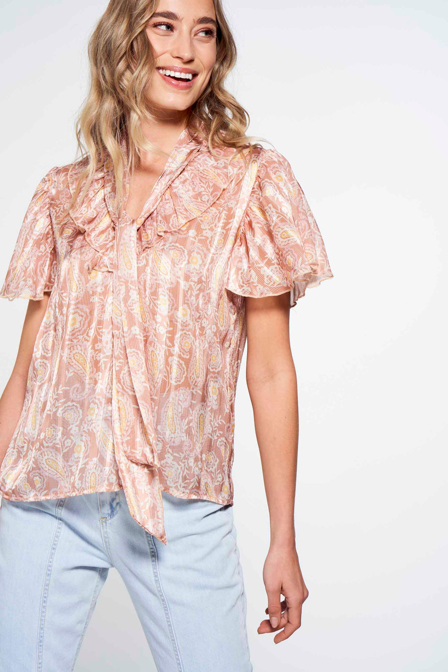 Blouse - rose