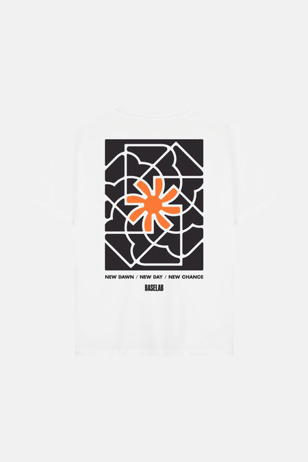 T-shirt (manches courtes) Écru - BASELAB