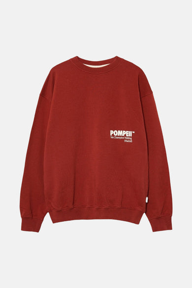 Sweater met ronde hals Rood - POMPEII