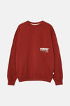 Sweater met ronde hals Rood - POMPEII