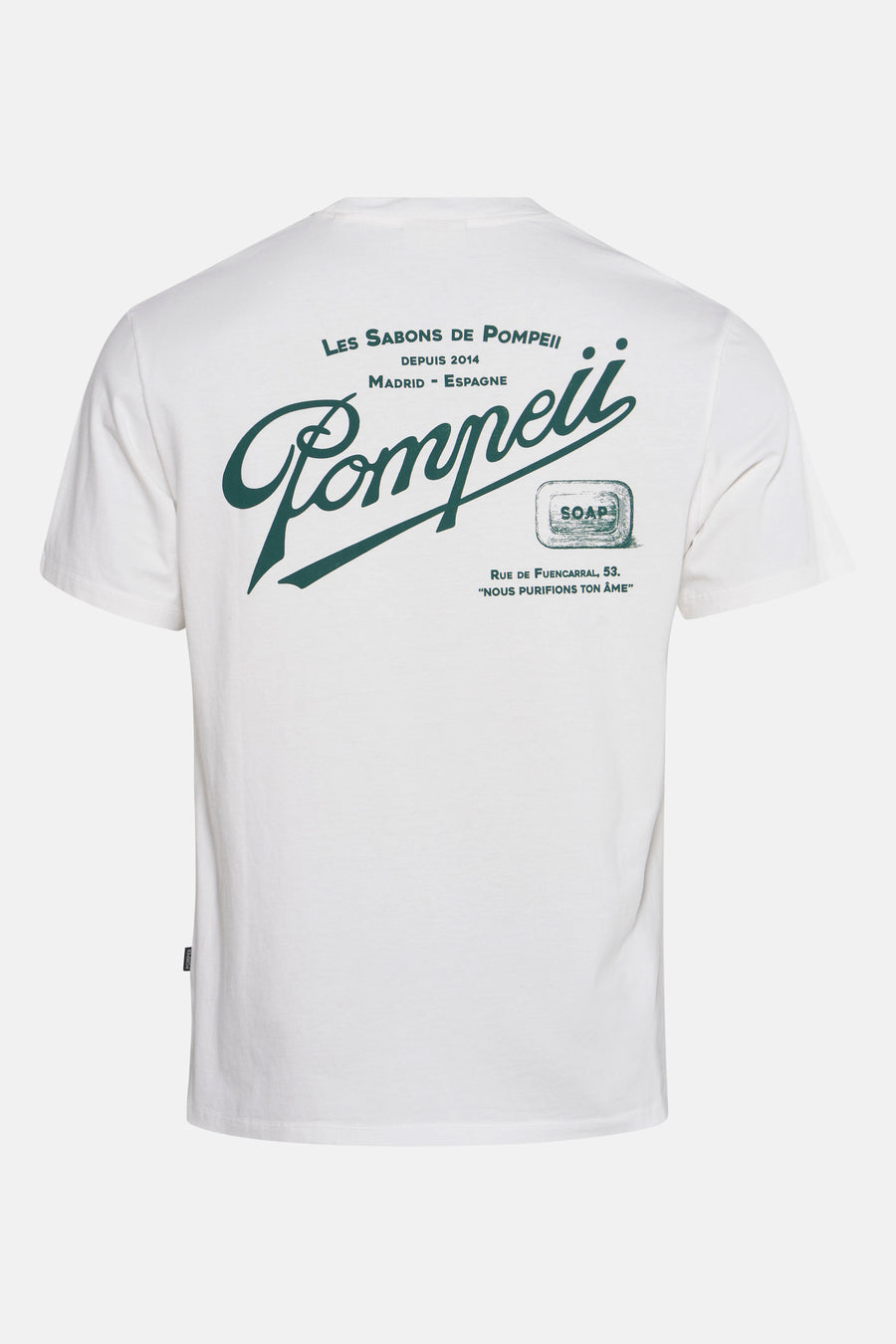 T-shirt met korte mouwen - ecru - POMPEII