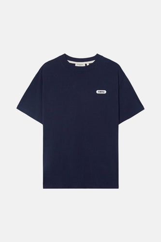 T-shirt met korte mouwen - Donkerblauw - POMPEII