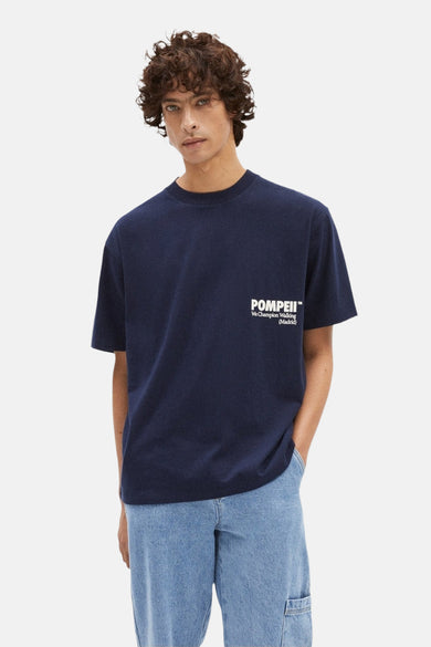 T-shirt (manches courtes) Bleu - POMPEII