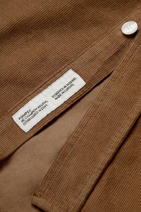 Hemd met lange mouwen - bruin