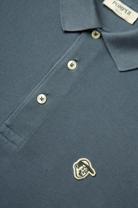 Polo met korte mouwen - blauw
