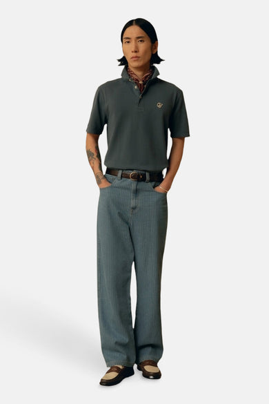 Polo met korte mouwen - blauw