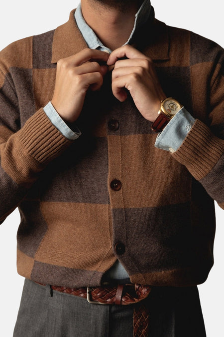 Gilet - bruin