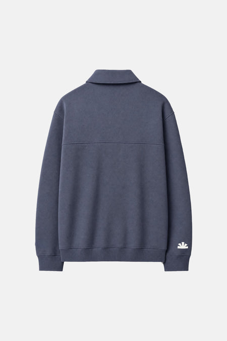 Sweat col O bleu - BASELAB