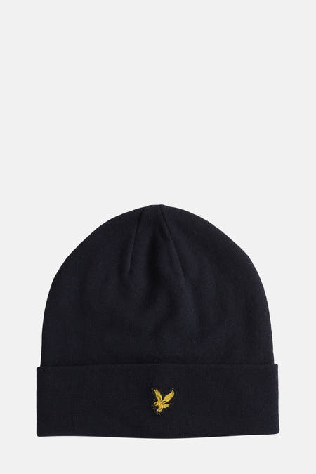Casquette bleue de Lyle & Scott avec un logo brodé.