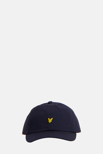 Casquette bleue de LYLE & SCOTT, avec le nom de marque brodé à l'arrière, bande ajustable.