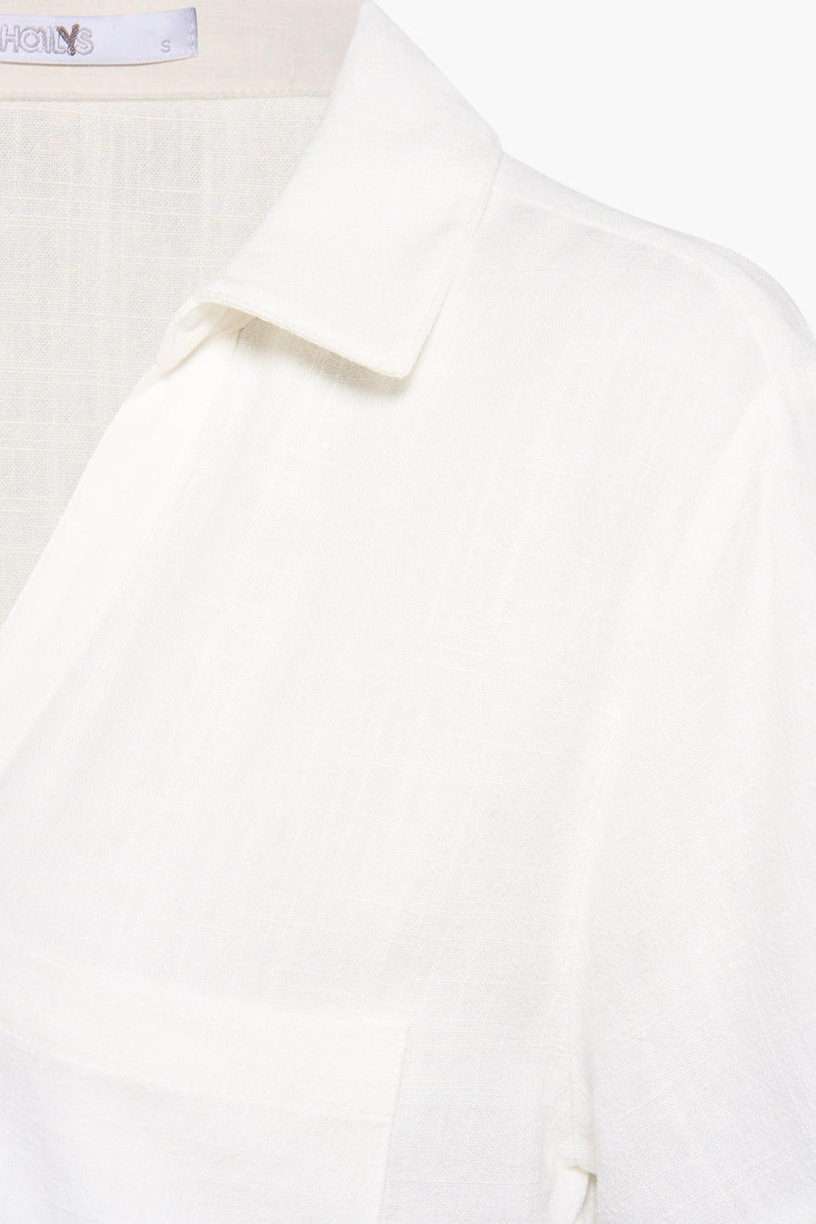 Hemd met korte mouwen - beige