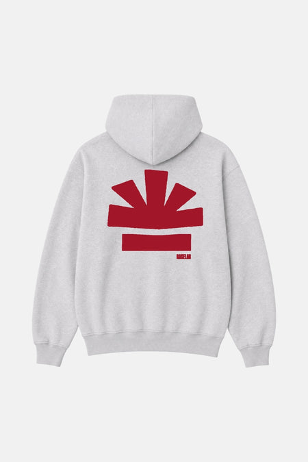 Sweater met kap grijs - BASELAB