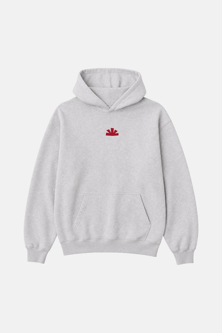 Sweater met kap grijs - BASELAB