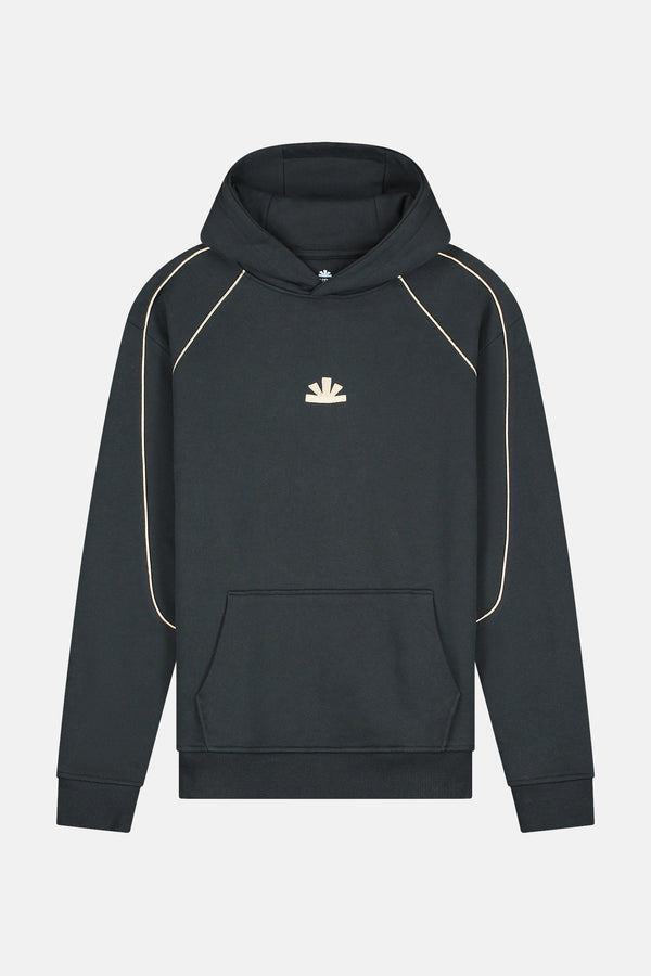 Sweater met kap Zwart - BASELAB