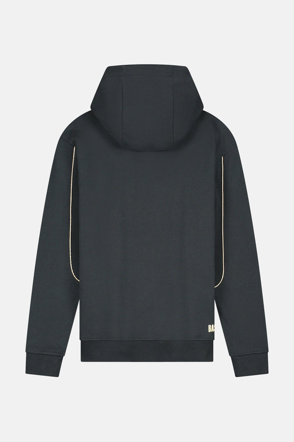 Sweater met kap Zwart - BASELAB