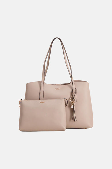 Schoudertas - beige