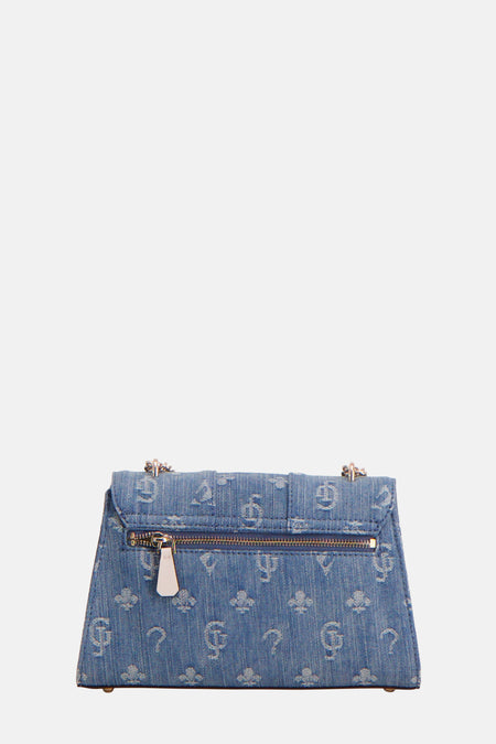 Schoudertas - Mid blue denim