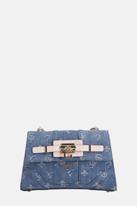 Schoudertas - Mid blue denim