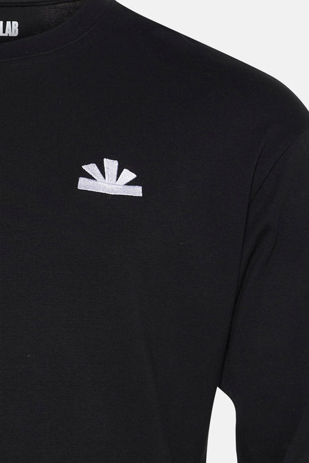 T-shirt met lange mouwen - zwart