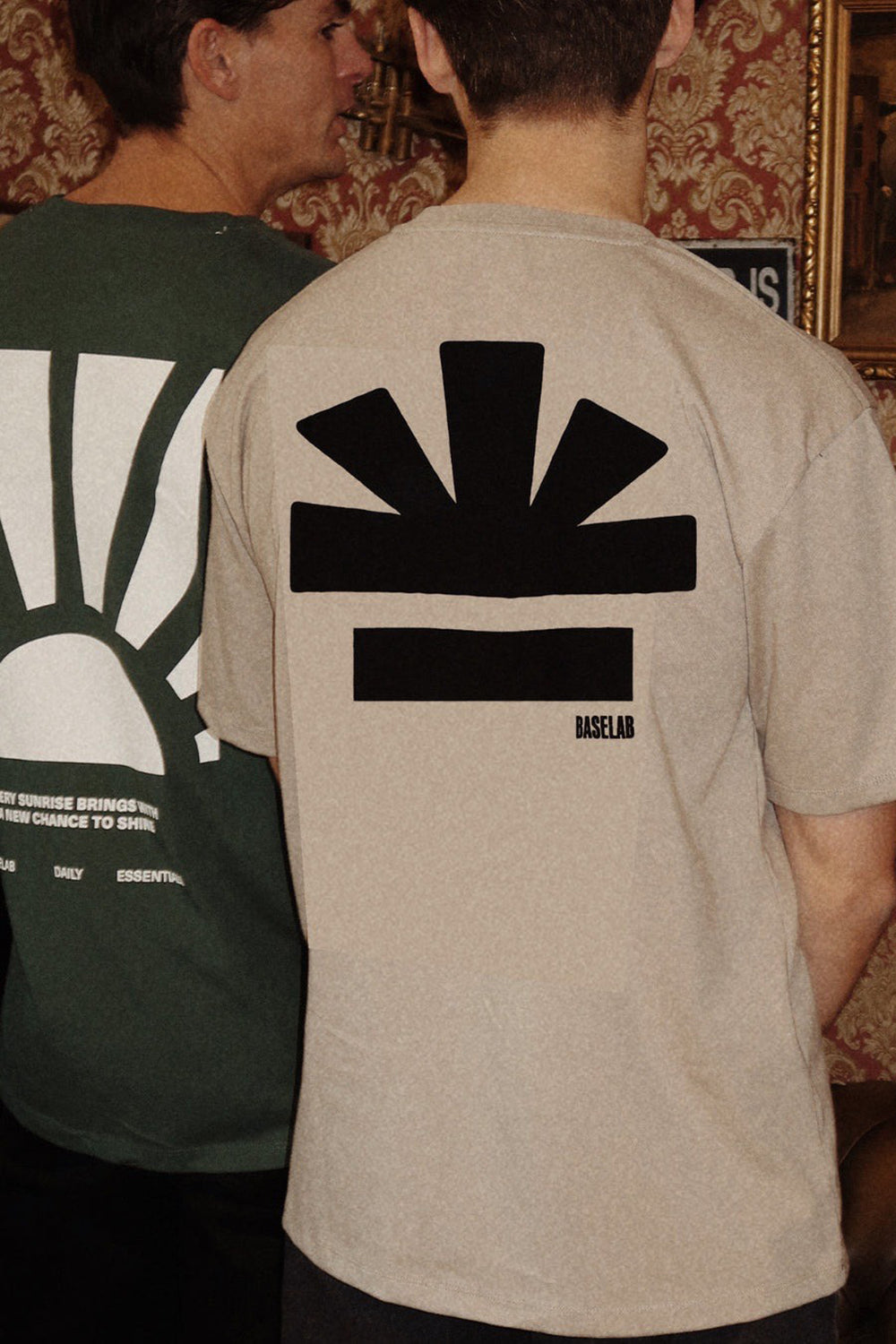 T-shirt (korte mouwen) Beige - BASELAB