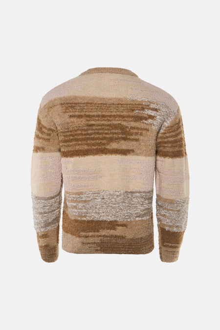 Trui met ronde hals beige - INDIGOLD